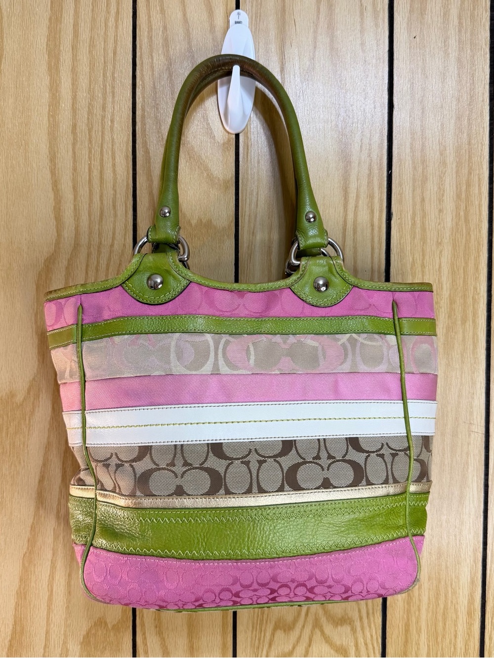 Coach Bleecker Daisy Patchwork